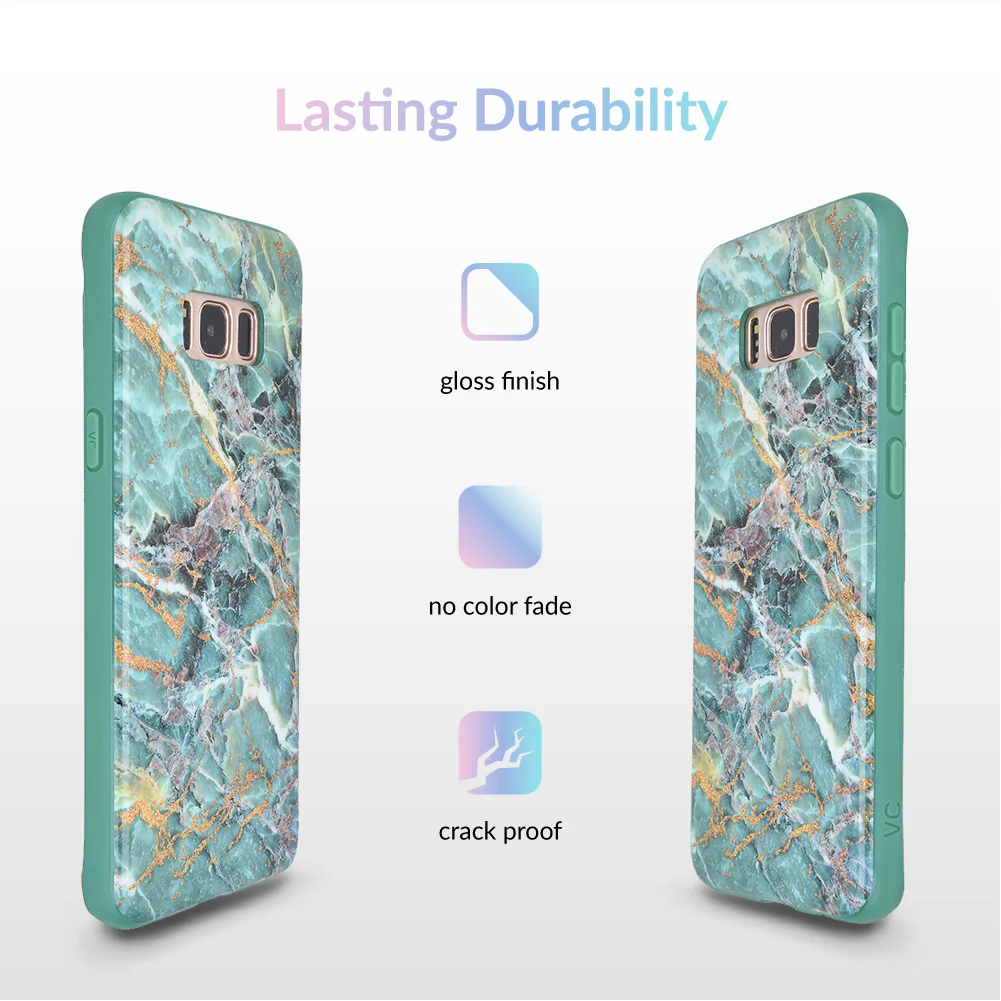 Green Emerald Marble Samsung Galaxy Case - Image 6
