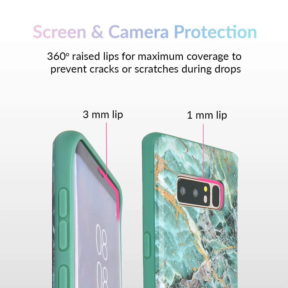 Green Emerald Marble Samsung Galaxy Case - Image 8