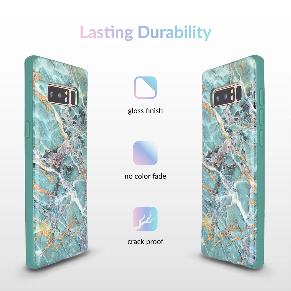 Green Emerald Marble Samsung Galaxy Case - Image 9