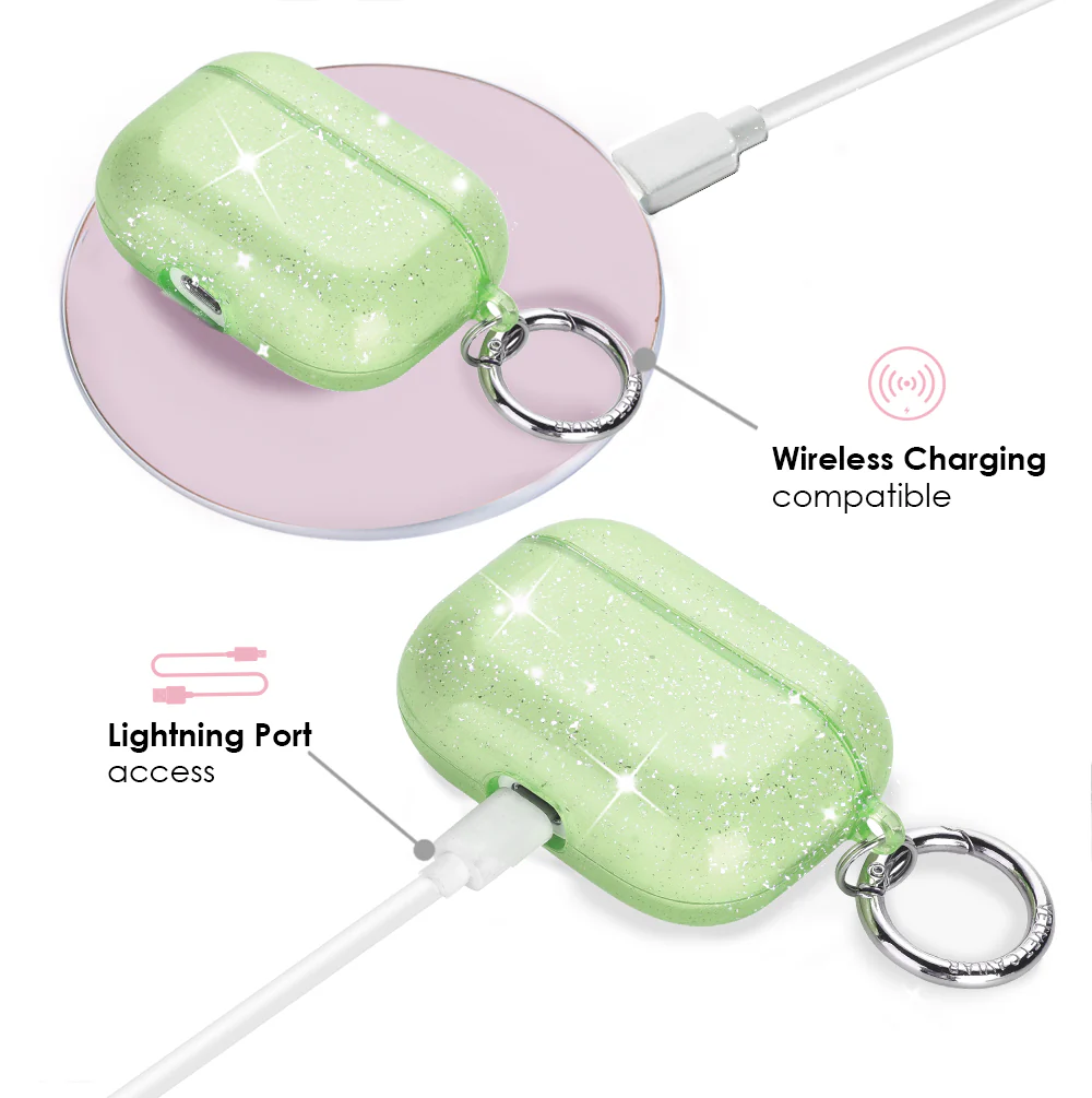 Lime Stardust AirPod Case - Image 14