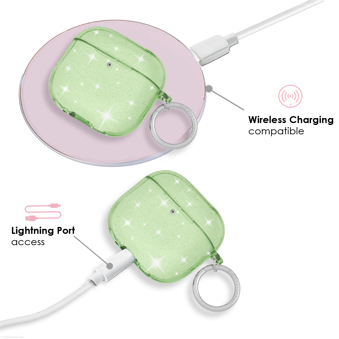 Lime Stardust AirPod Case - Image 19