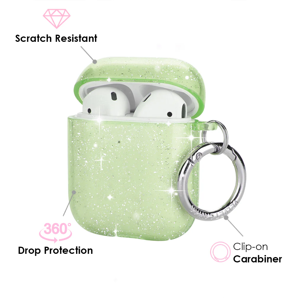 Lime Stardust AirPod Case - Image 3