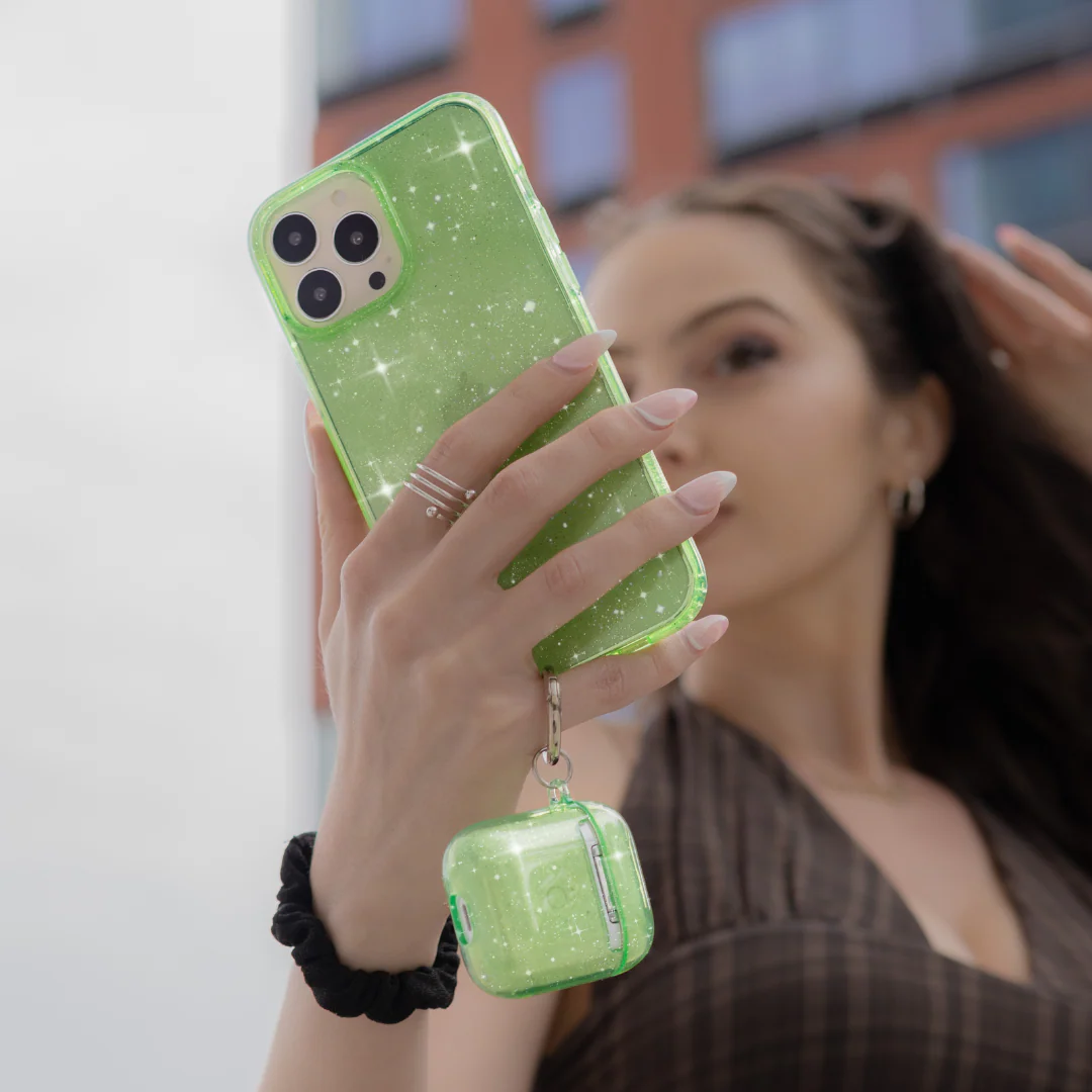 Lime Stardust AirPod Case - Image 7