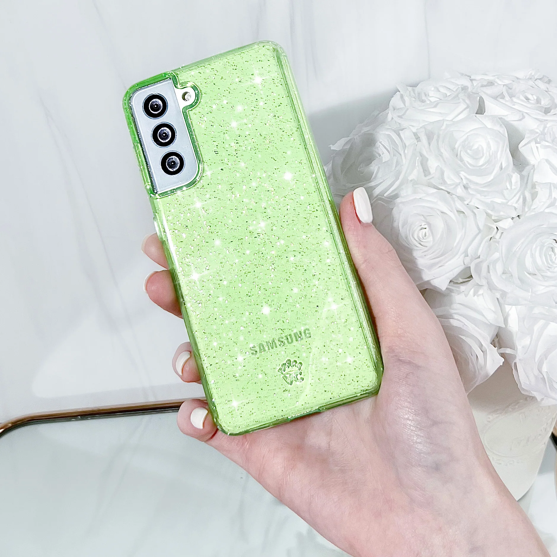 Lime Stardust Samsung Case - Image 42
