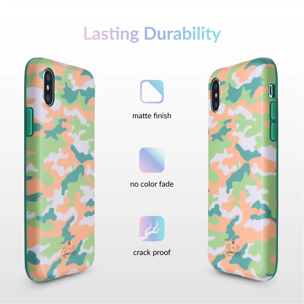 Olive Camo iPhone Case by Kendall Vertes - Image 58