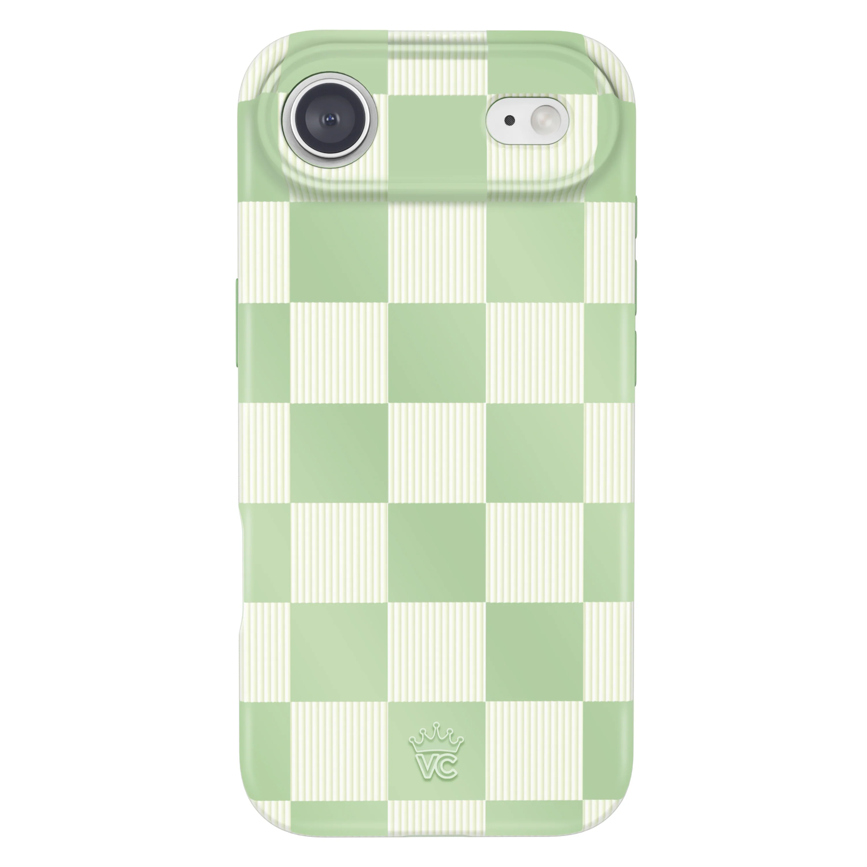 Pistachio Vibe Checkered iPhone Case - Image 101