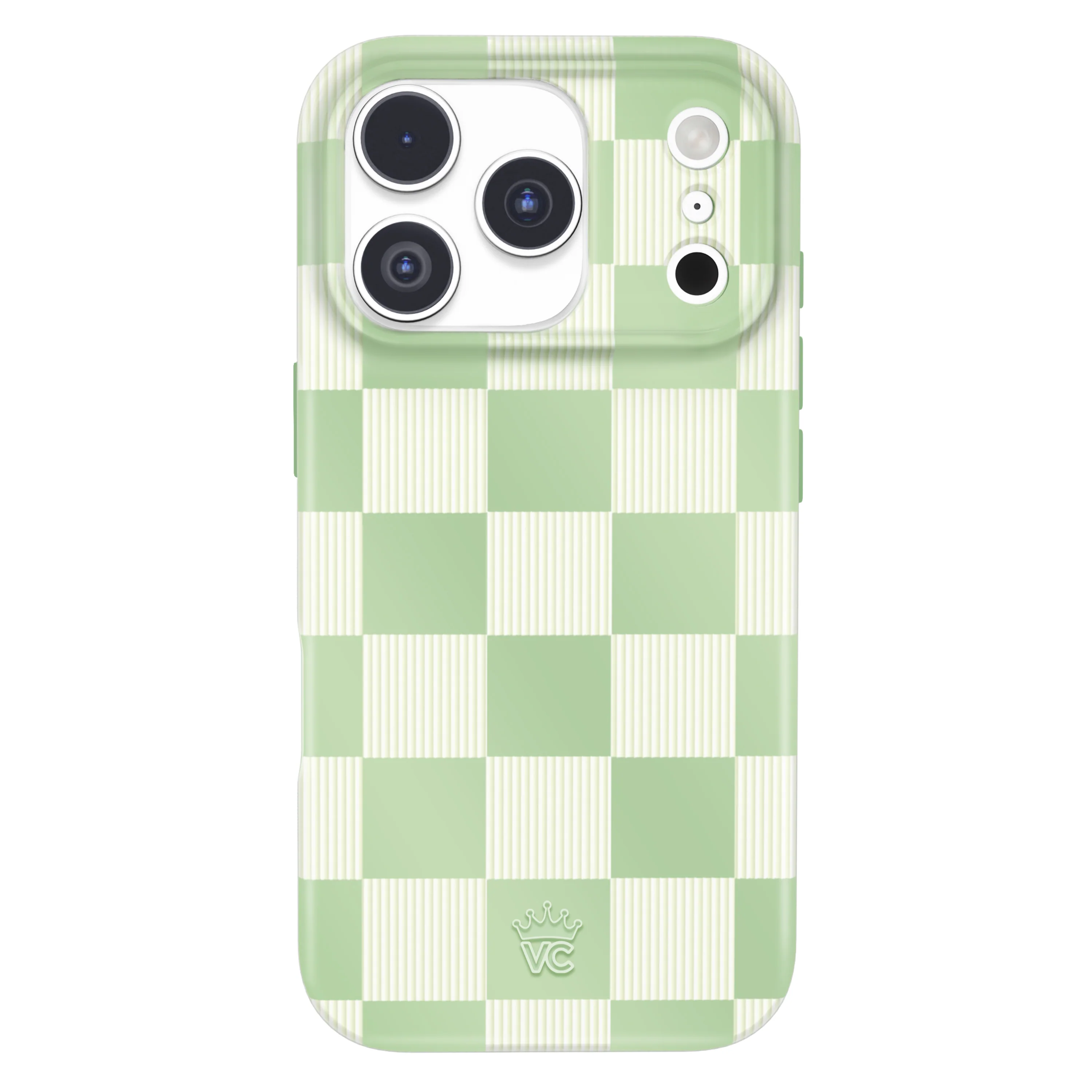 Pistachio Vibe Checkered iPhone Case - Image 106