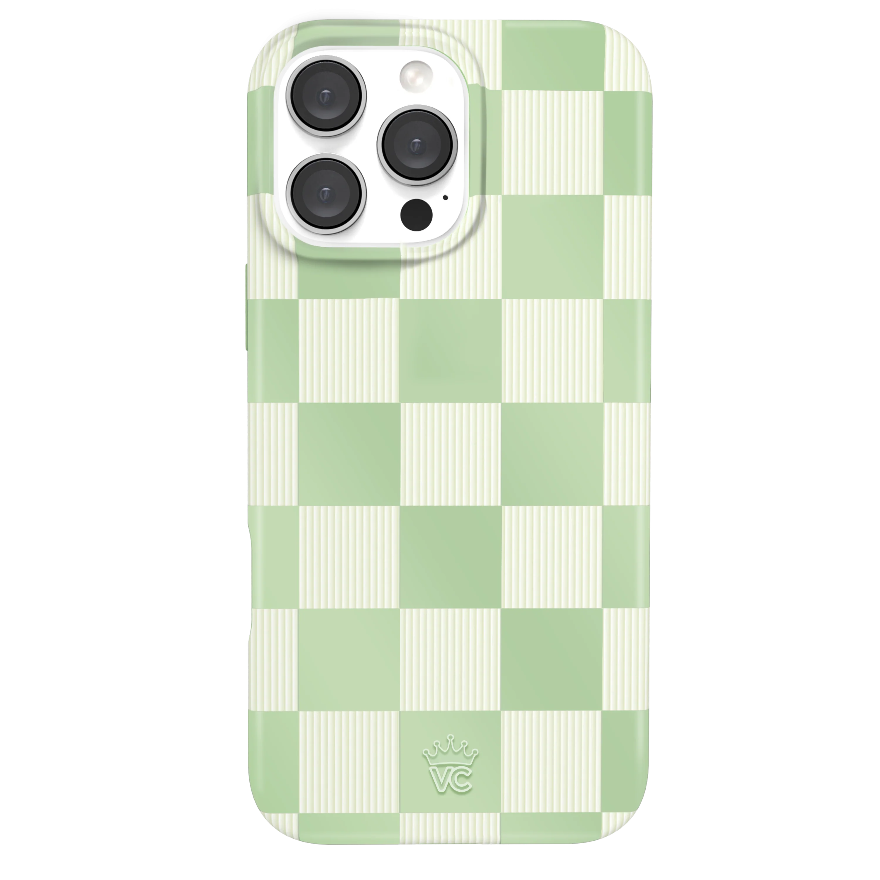 Pistachio Vibe Checkered iPhone Case - Image 81