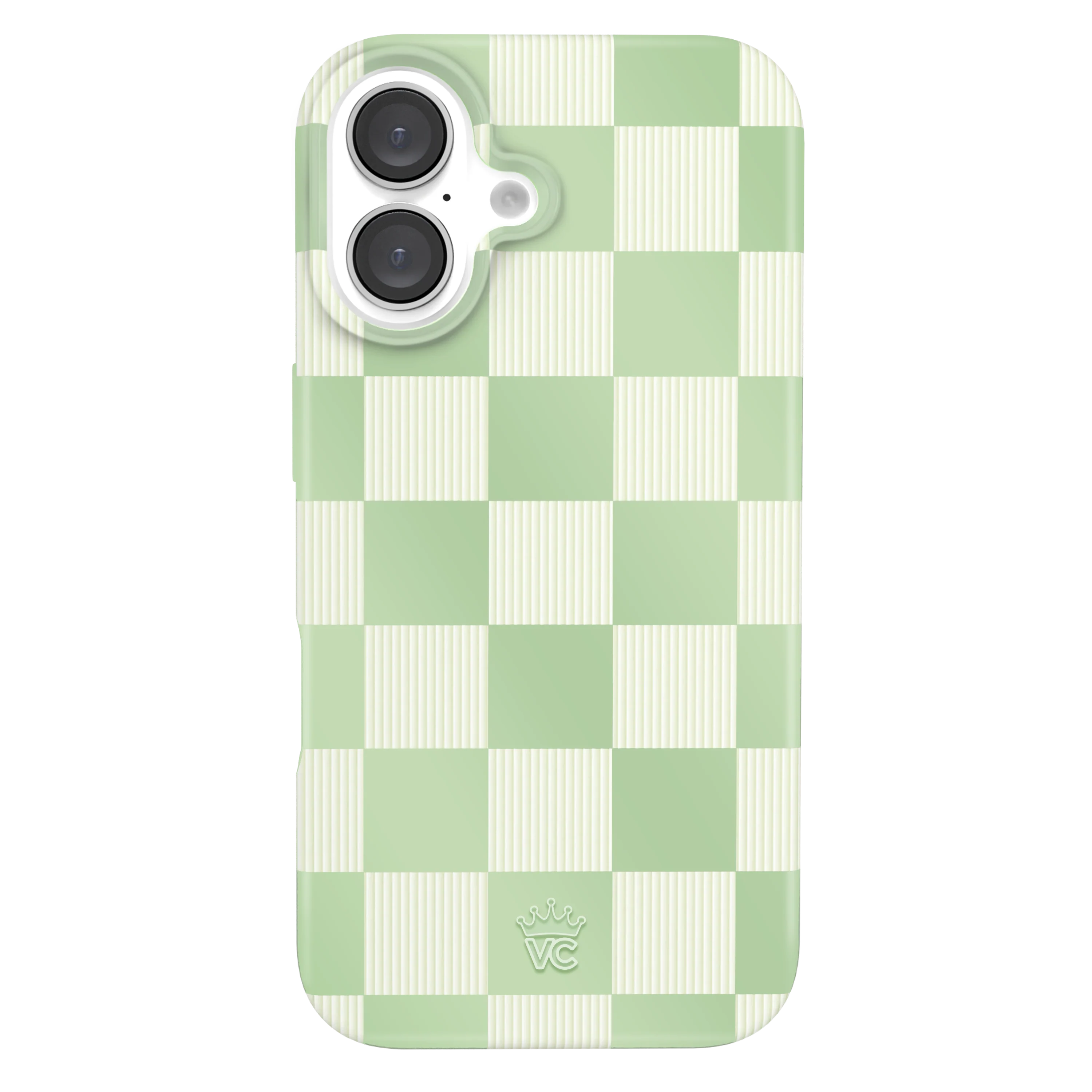 Pistachio Vibe Checkered iPhone Case - Image 91