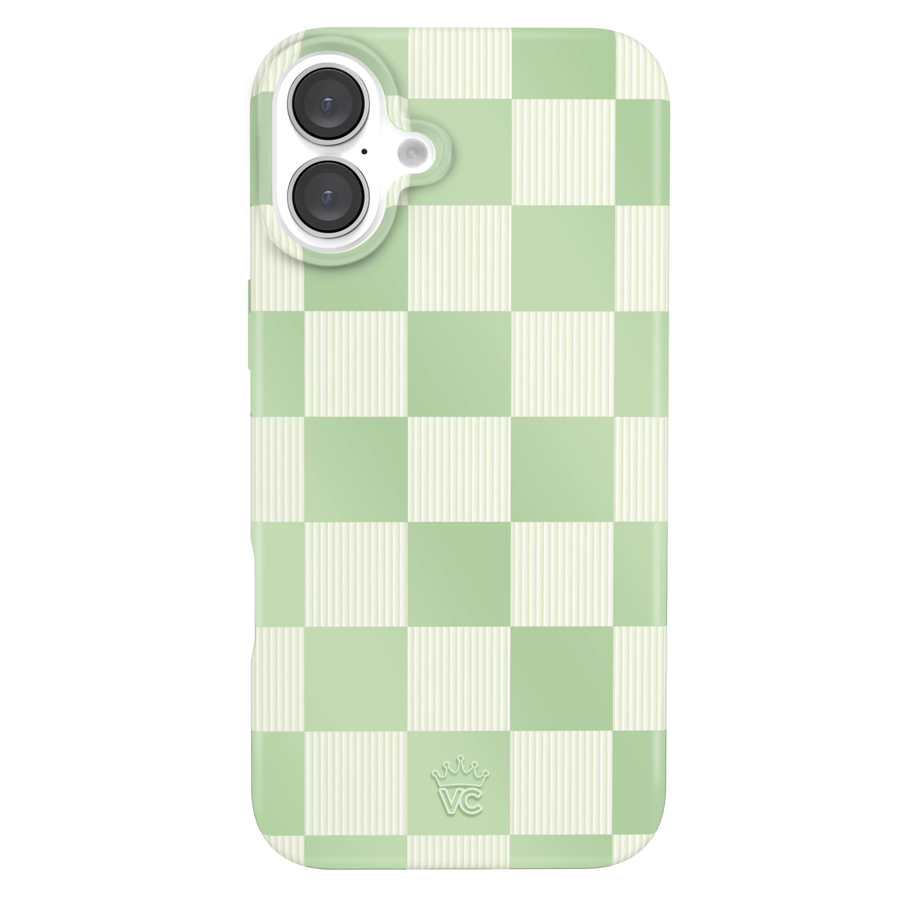 Pistachio Vibe Checkered iPhone Case - Image 96
