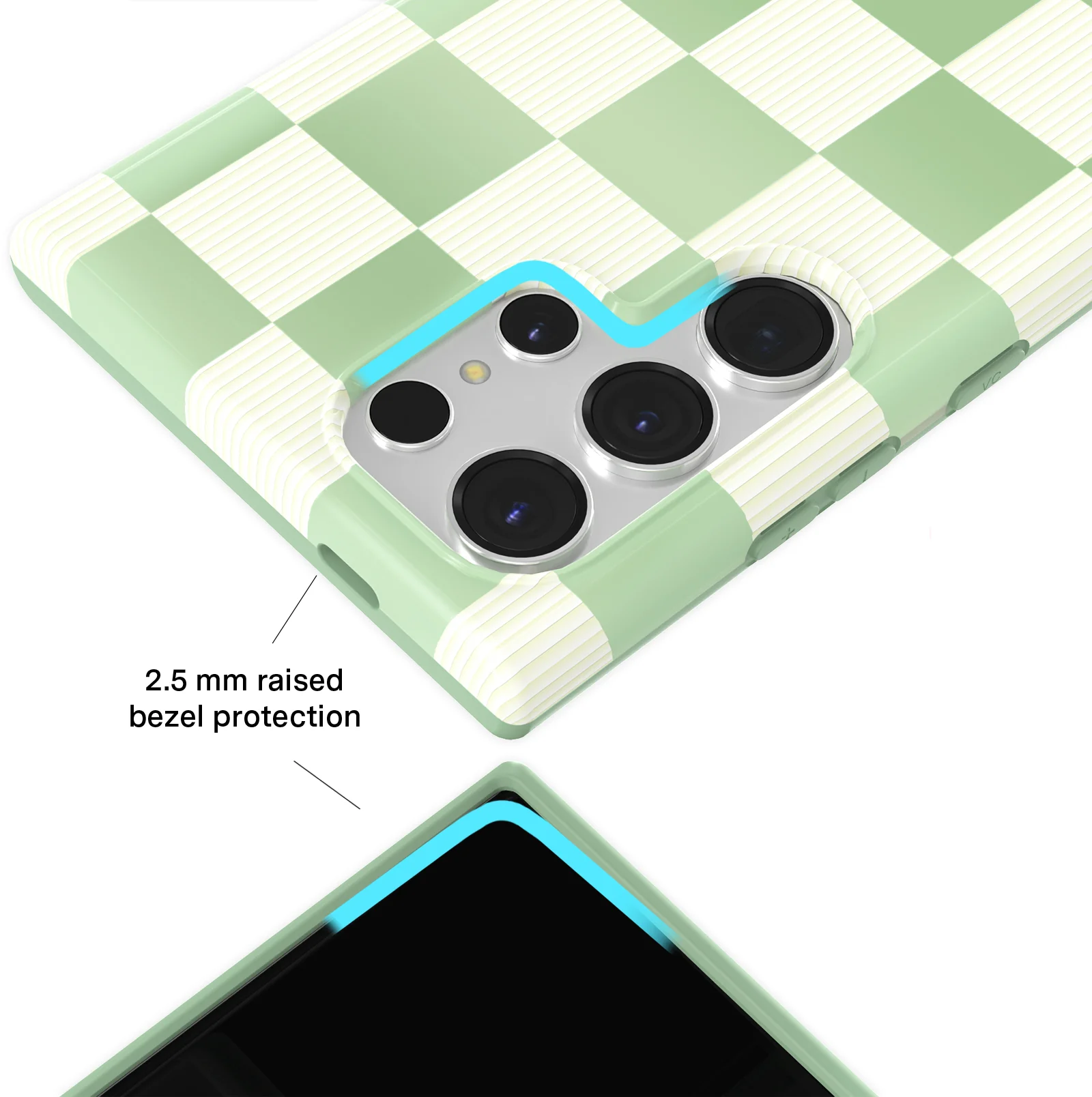 Pistachio Vibe Checkered Samsung Case - Image 12