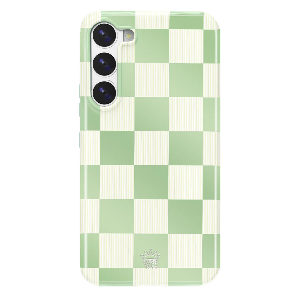 Pistachio Vibe Checkered Samsung Case - Image 21