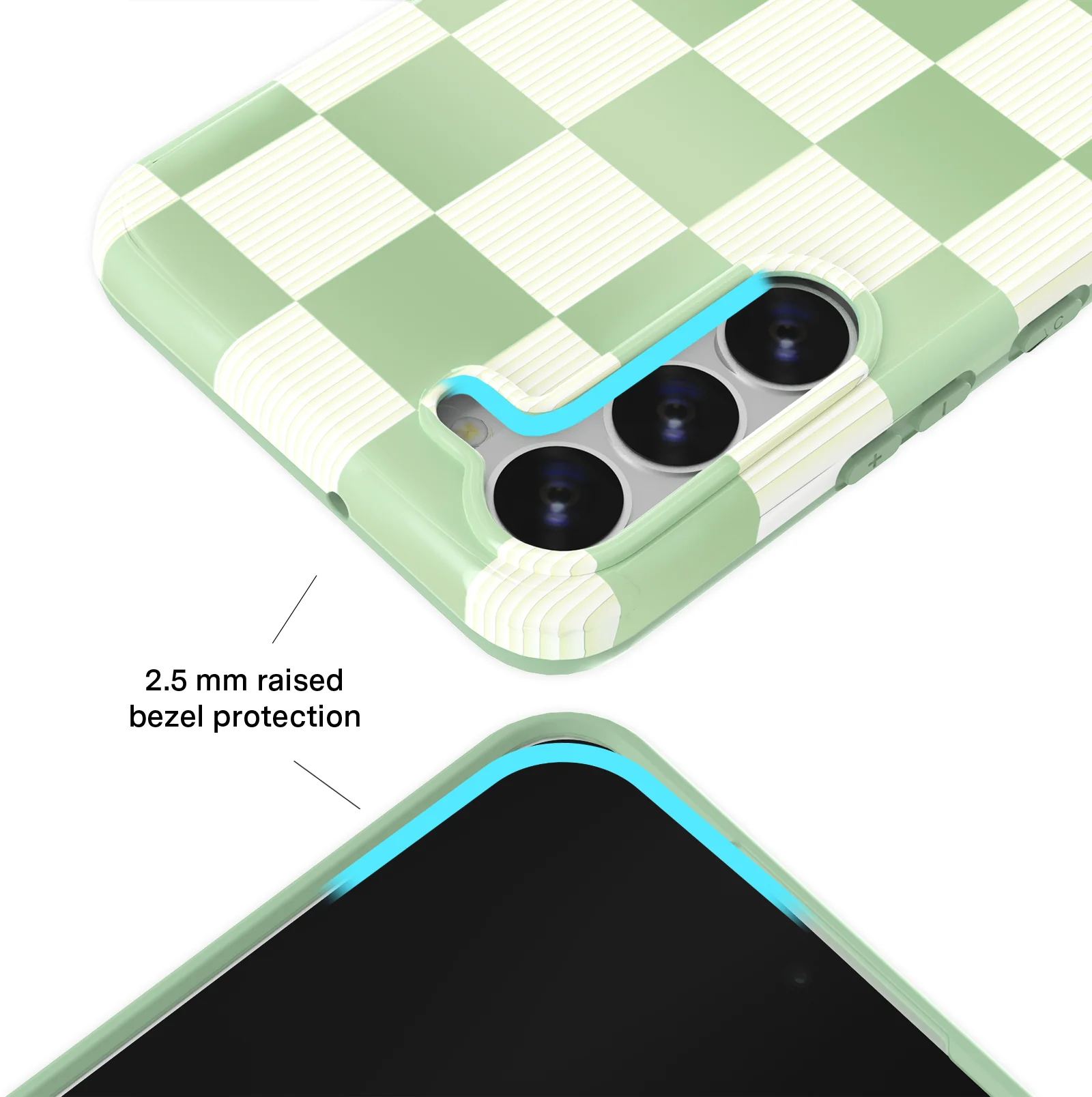 Pistachio Vibe Checkered Samsung Case - Image 22
