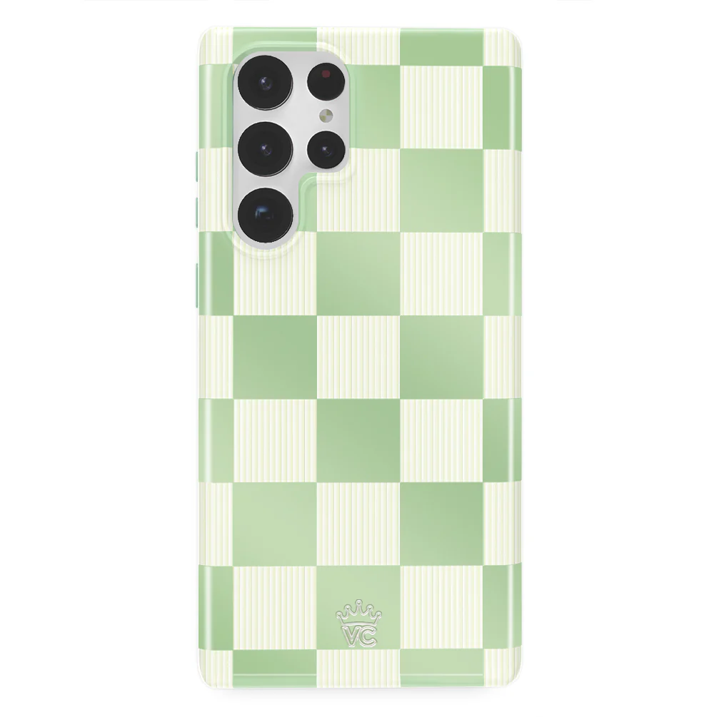 Pistachio Vibe Checkered Samsung Case - Image 26