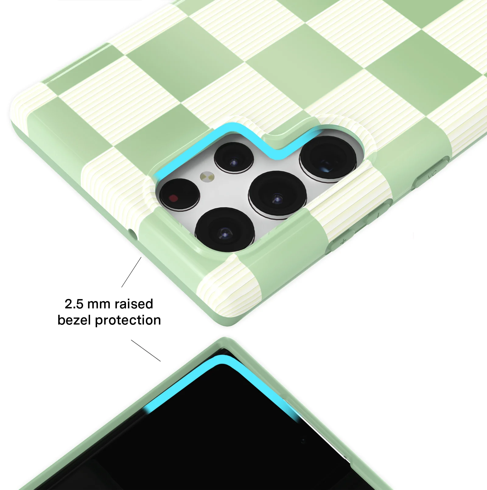 Pistachio Vibe Checkered Samsung Case - Image 27