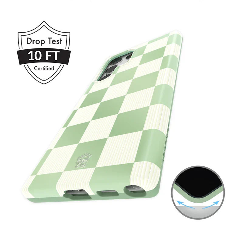 Pistachio Vibe Checkered Samsung Case - Image 29