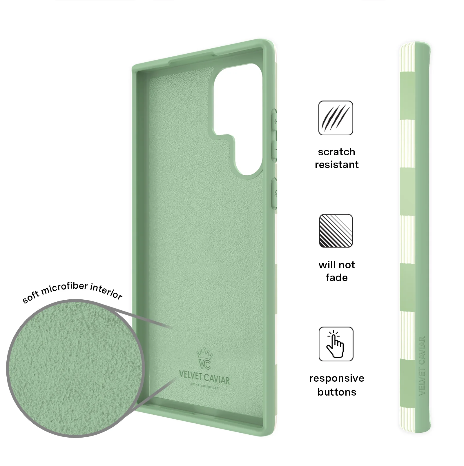 Pistachio Vibe Checkered Samsung Case - Image 30