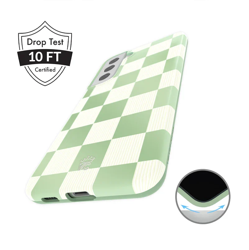 Pistachio Vibe Checkered Samsung Case - Image 34