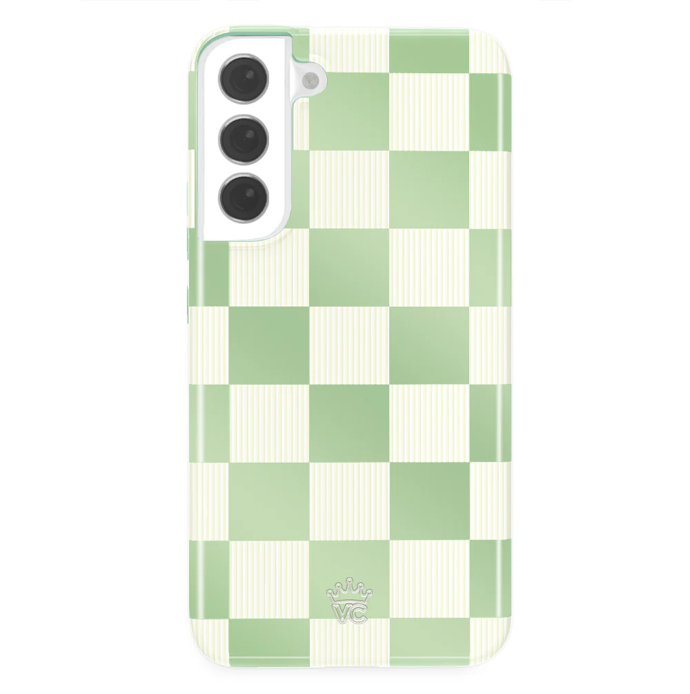 Pistachio Vibe Checkered Samsung Case - Image 36