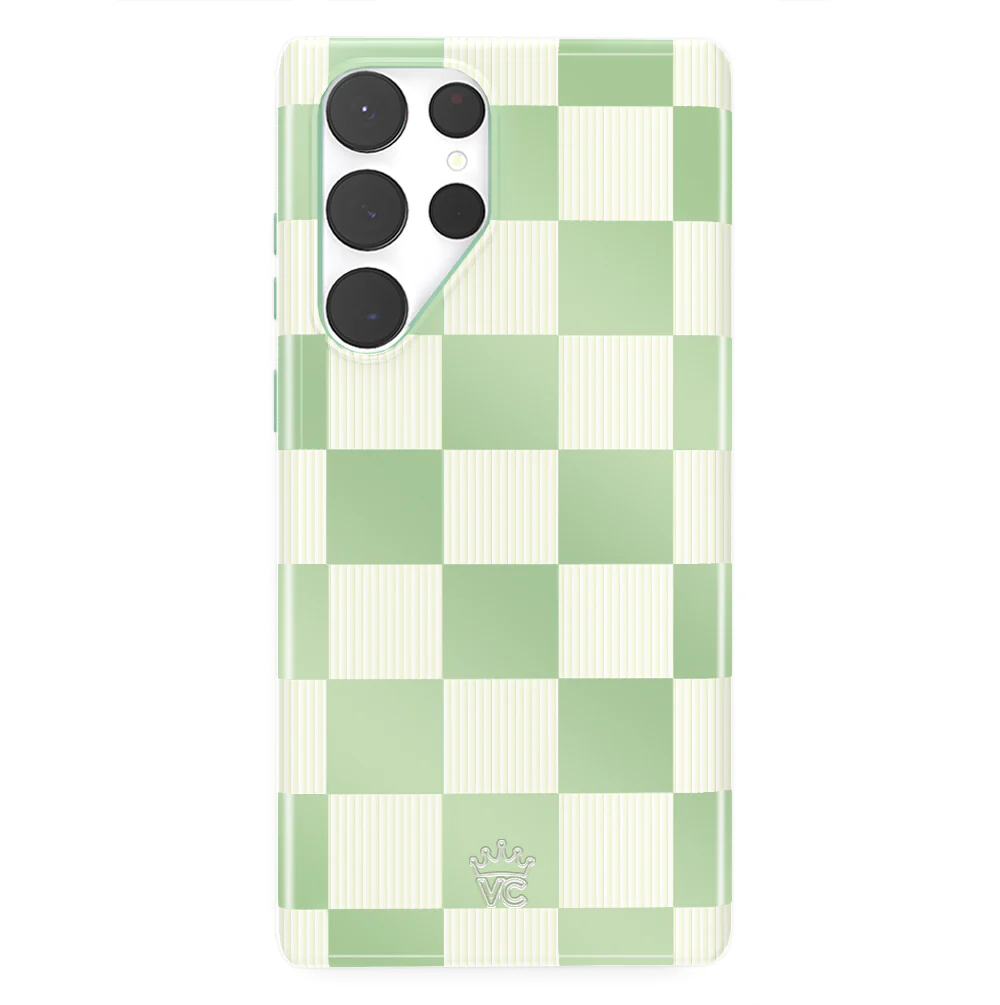 Pistachio Vibe Checkered Samsung Case - Image 41