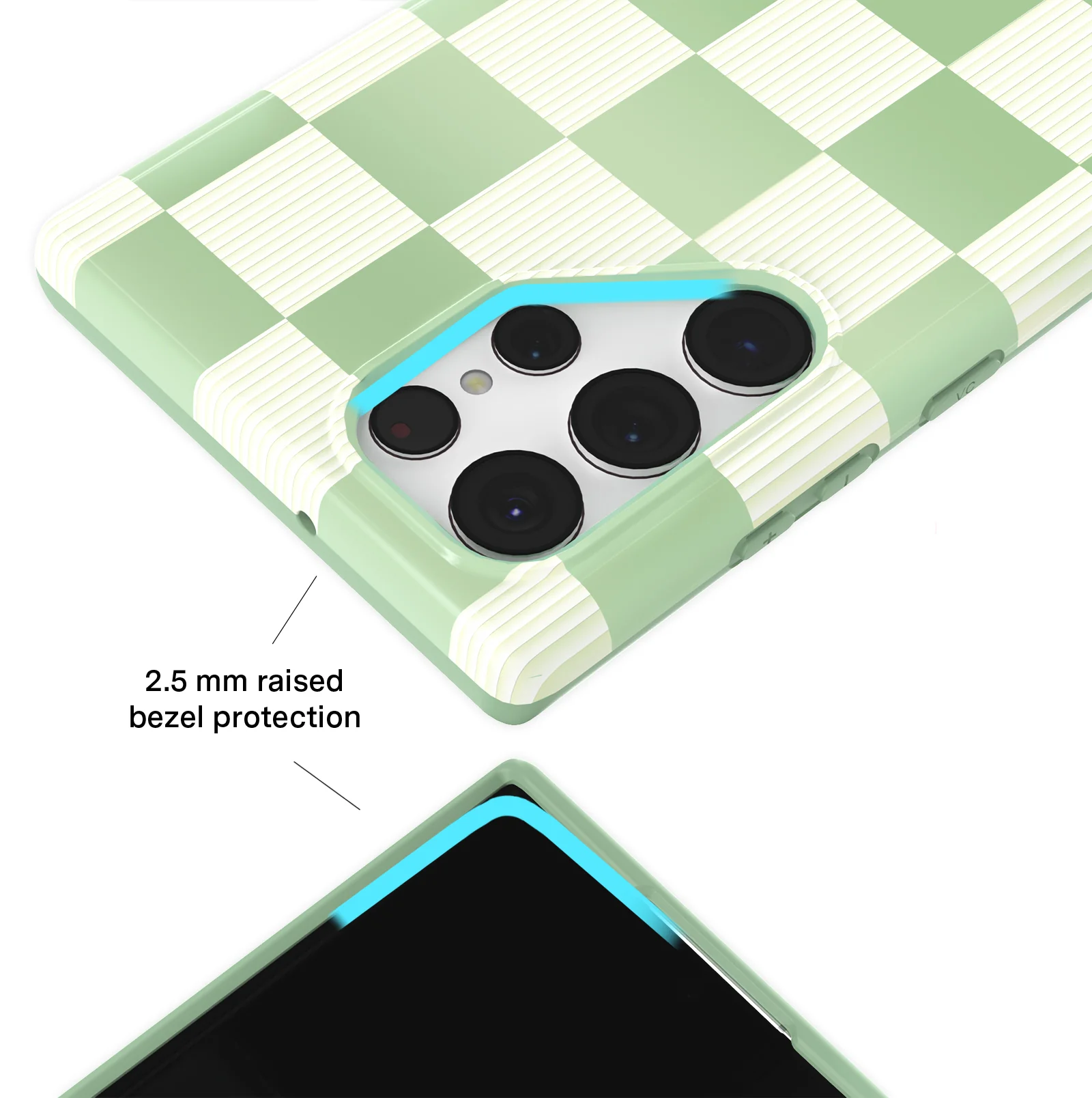 Pistachio Vibe Checkered Samsung Case - Image 42