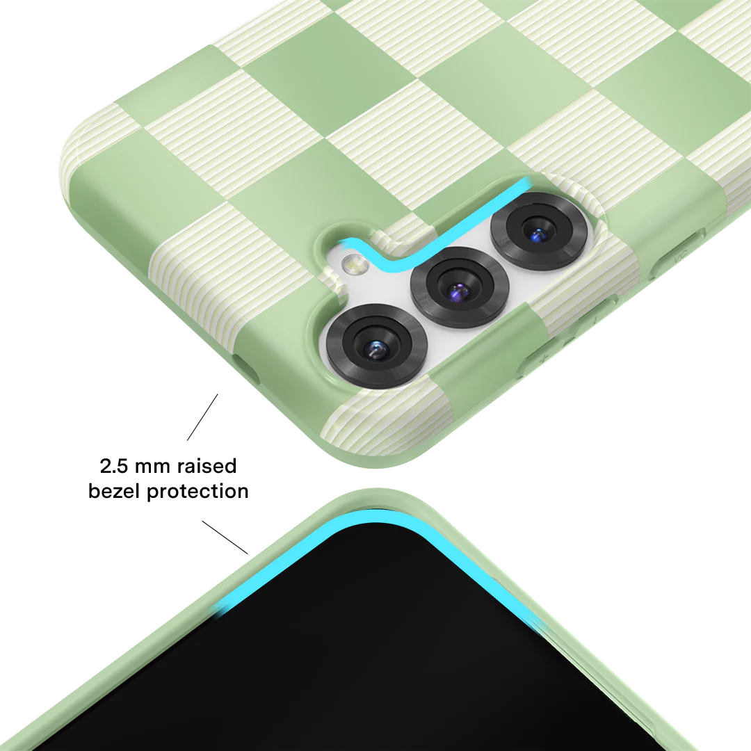 Pistachio Vibe Checkered Samsung Case - Image 52