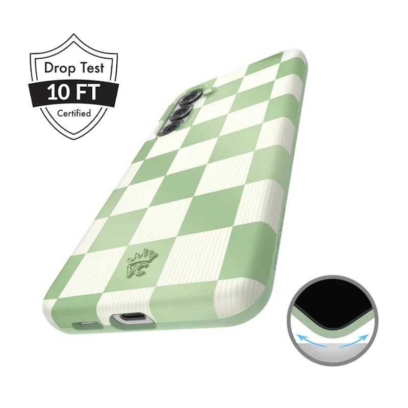 Pistachio Vibe Checkered Samsung Case - Image 54