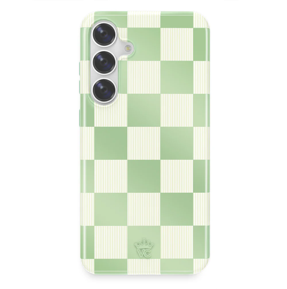Pistachio Vibe Checkered Samsung Case - Image 6