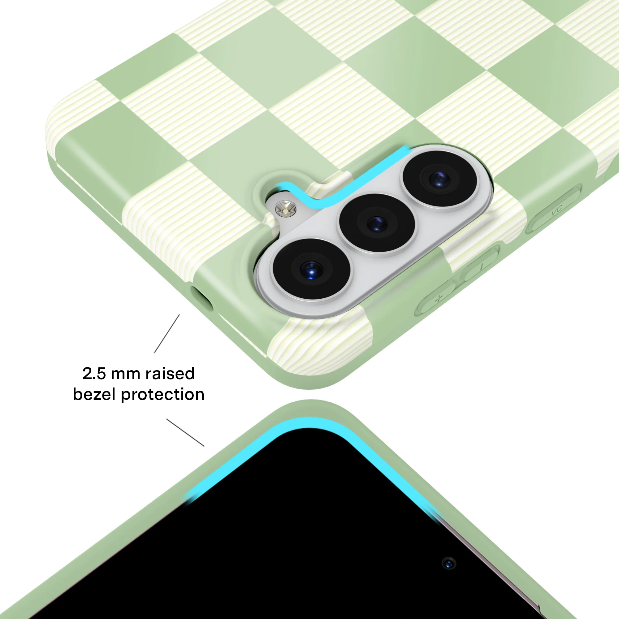 Pistachio Vibe Checkered Samsung Case - Image 62
