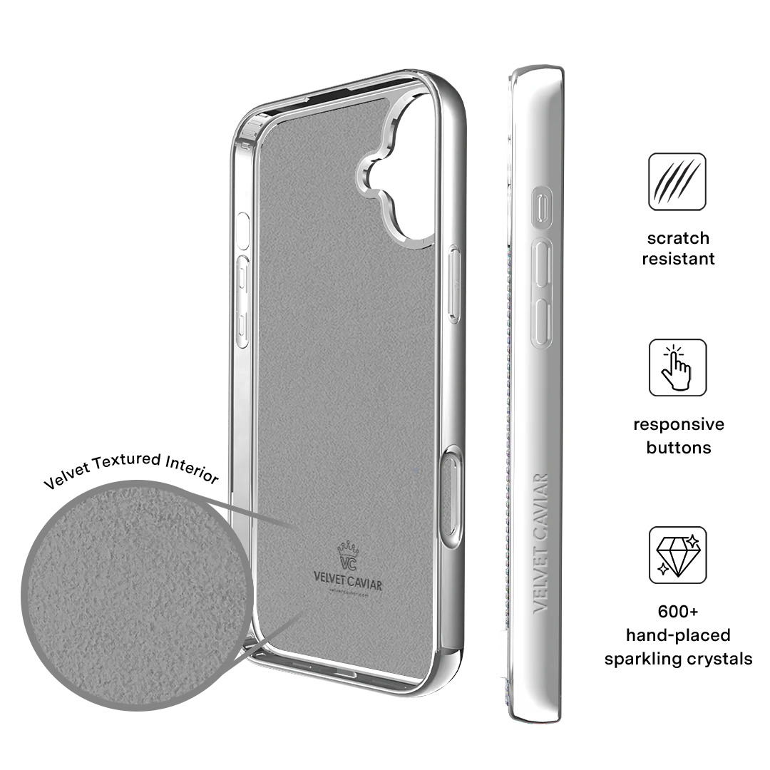 Chrome Caviar Crystals iPhone Case - Image 20