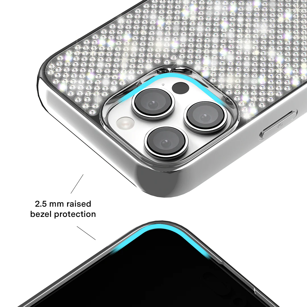 Chrome Caviar Crystals iPhone Case - Image 3