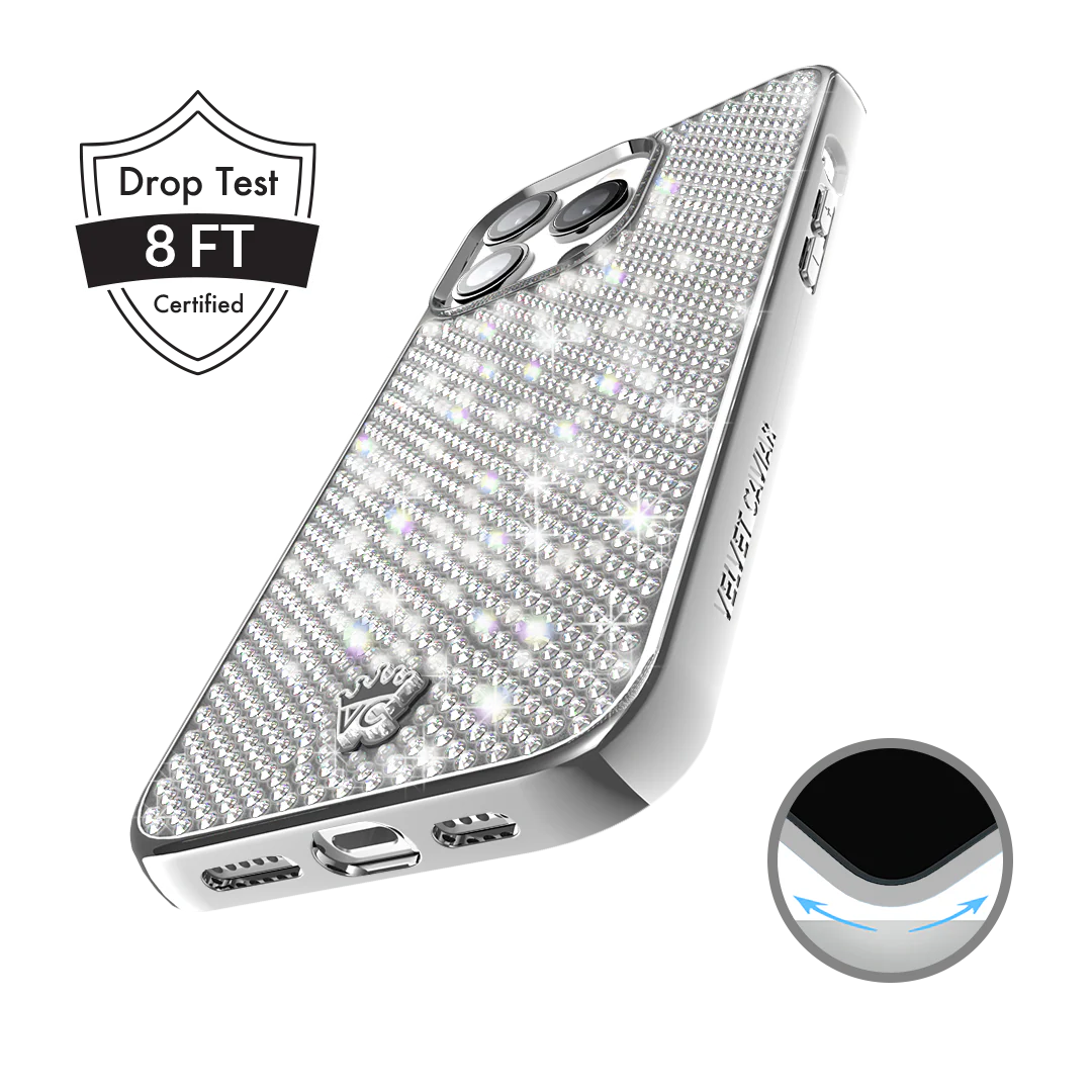 Chrome Caviar Crystals iPhone Case - Image 4