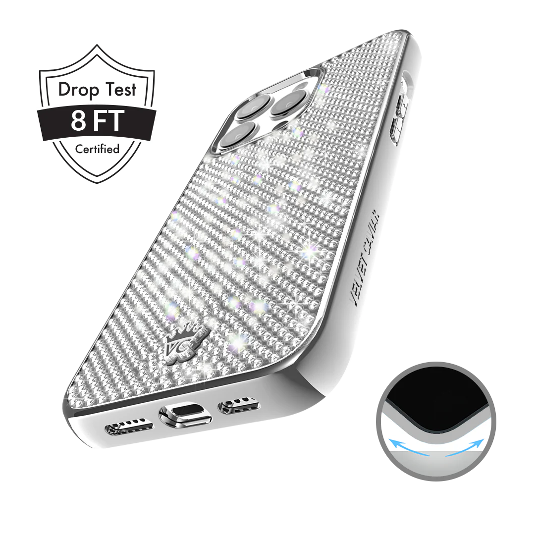 Chrome Caviar Crystals iPhone Case - Image 59