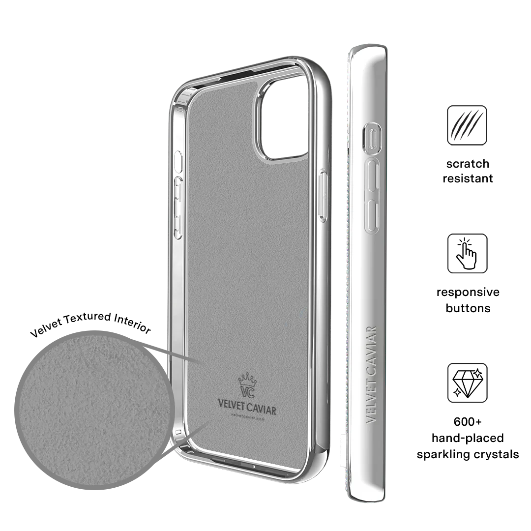 Chrome Caviar Crystals iPhone Case - Image 65