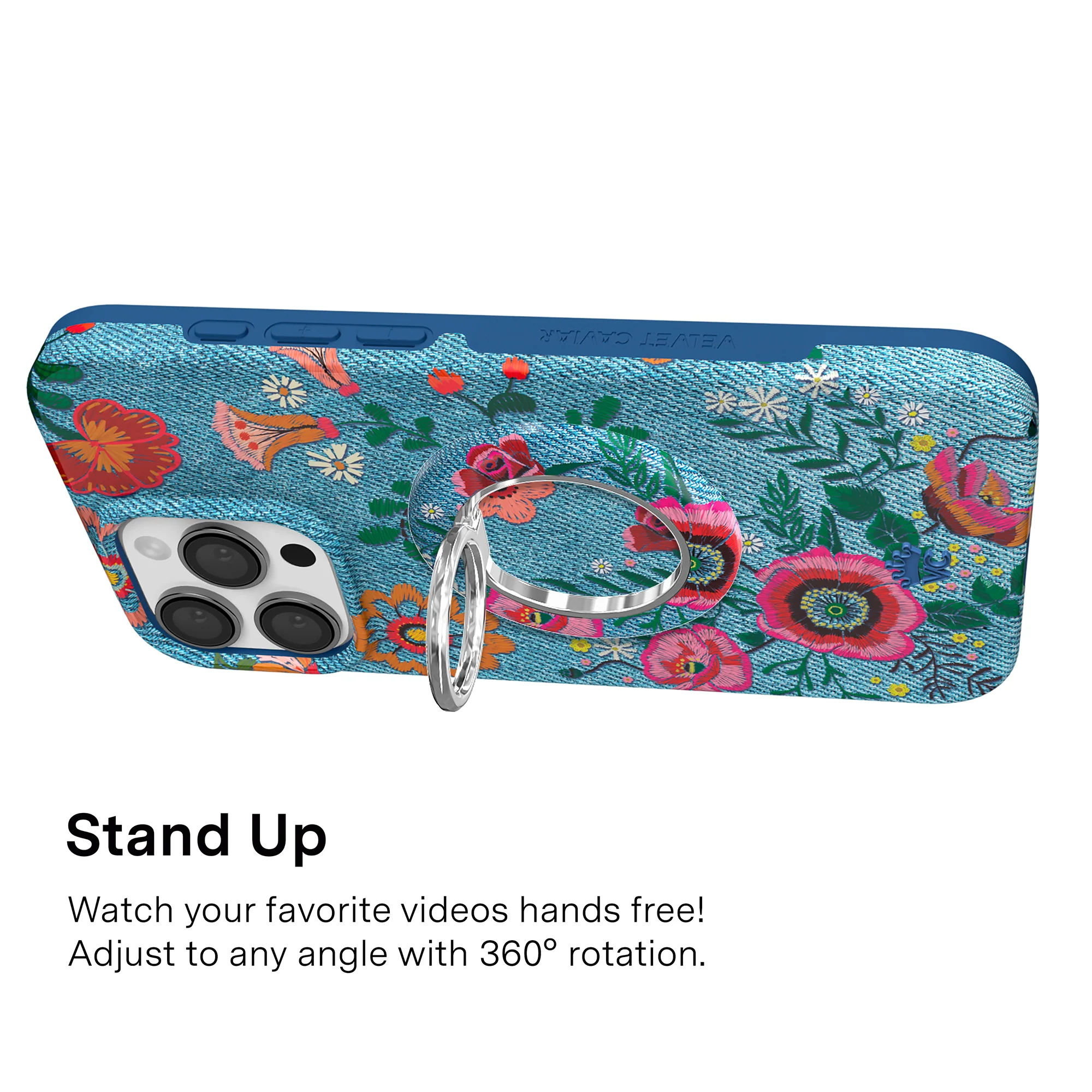 Groovy Floral MagSafe Grip Ring - Image 4