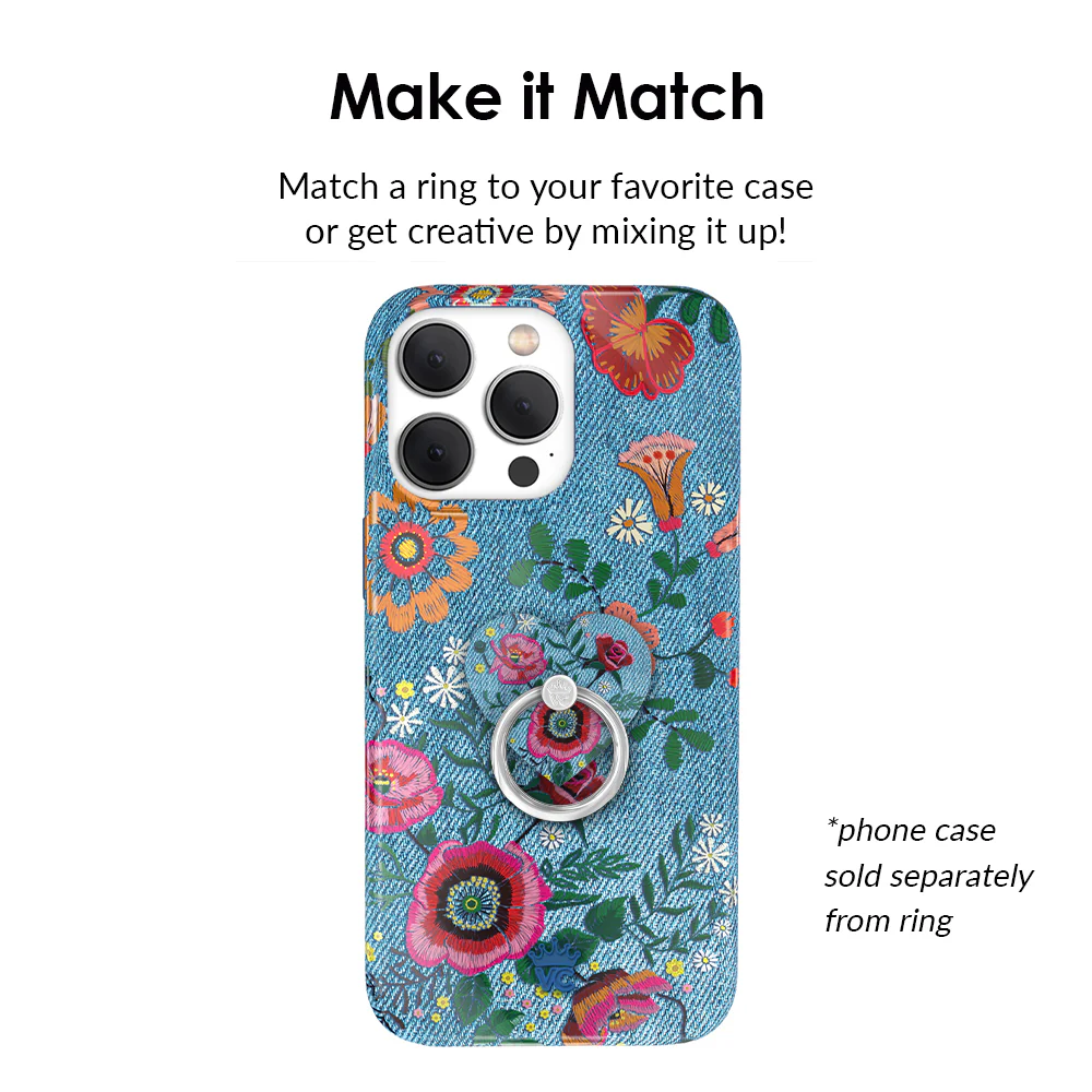 Groovy Floral Phone Ring - Image 3