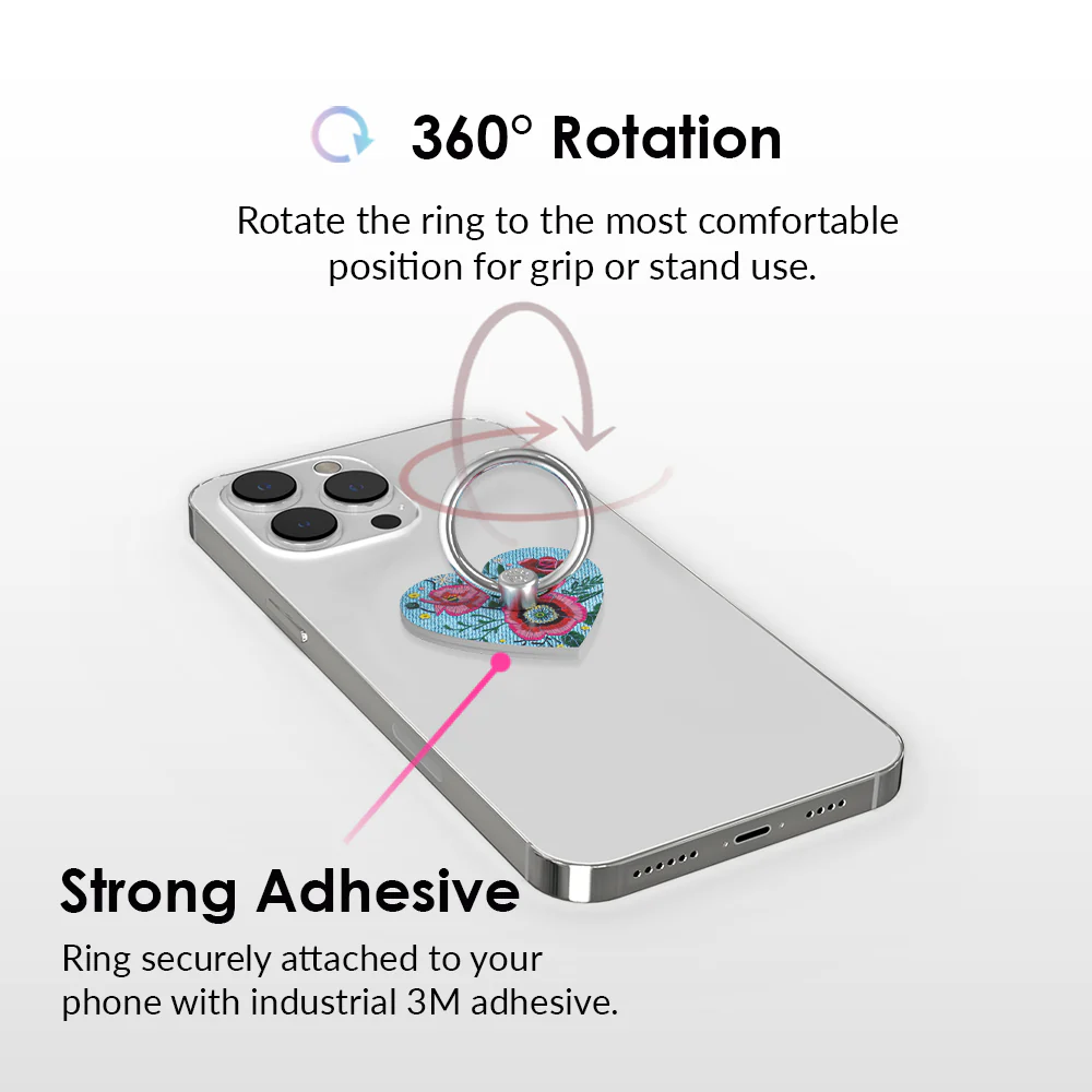 Groovy Floral Phone Ring - Image 4
