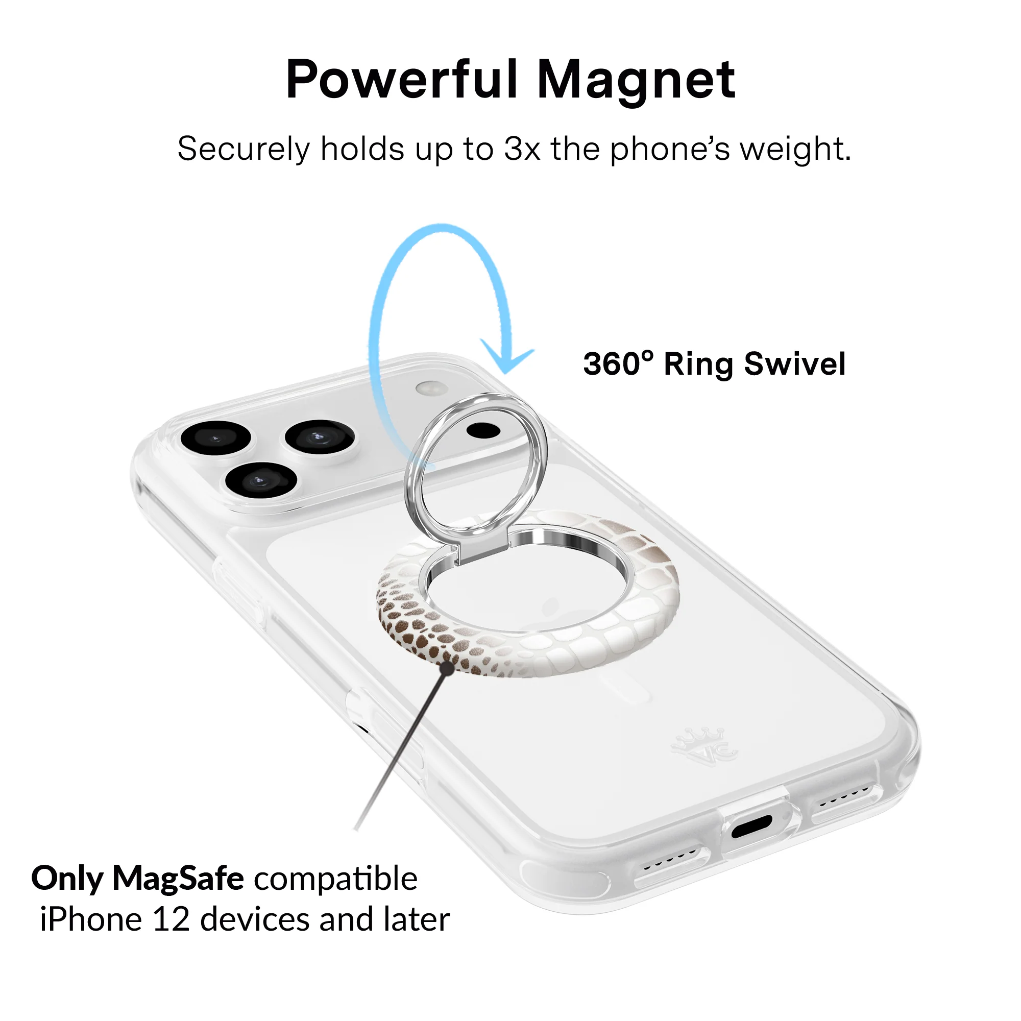Himalayan Croc MagSafe Grip Ring - Image 2