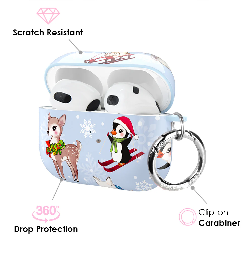 Winter Wonderland Baby Animals AirPod Case - Image 13