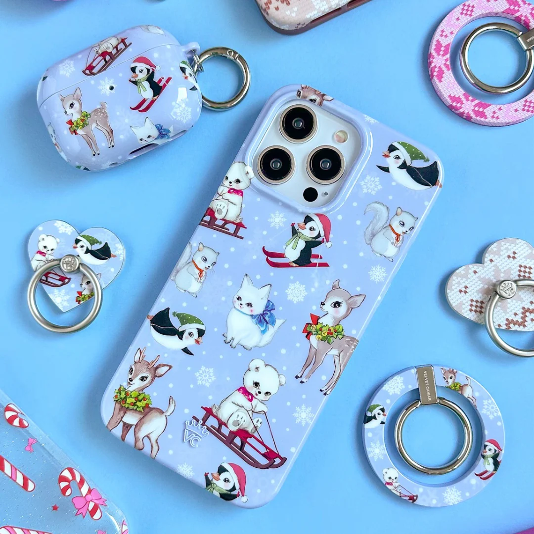 Winter Wonderland Baby Animals AirPod Case - Image 2