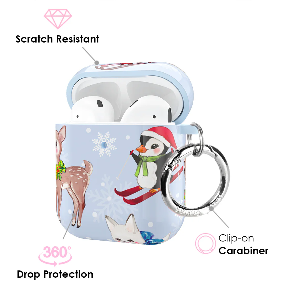 Winter Wonderland Baby Animals AirPod Case - Image 3
