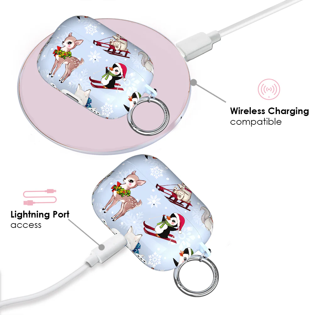 Winter Wonderland Baby Animals AirPod Case - Image 9