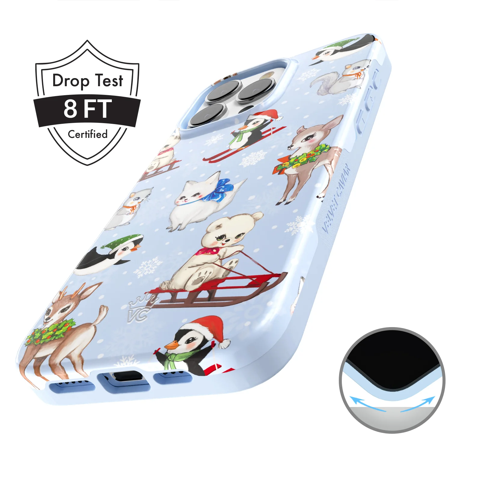 Winter Wonderland Baby Animals iPhone Case - Image 71