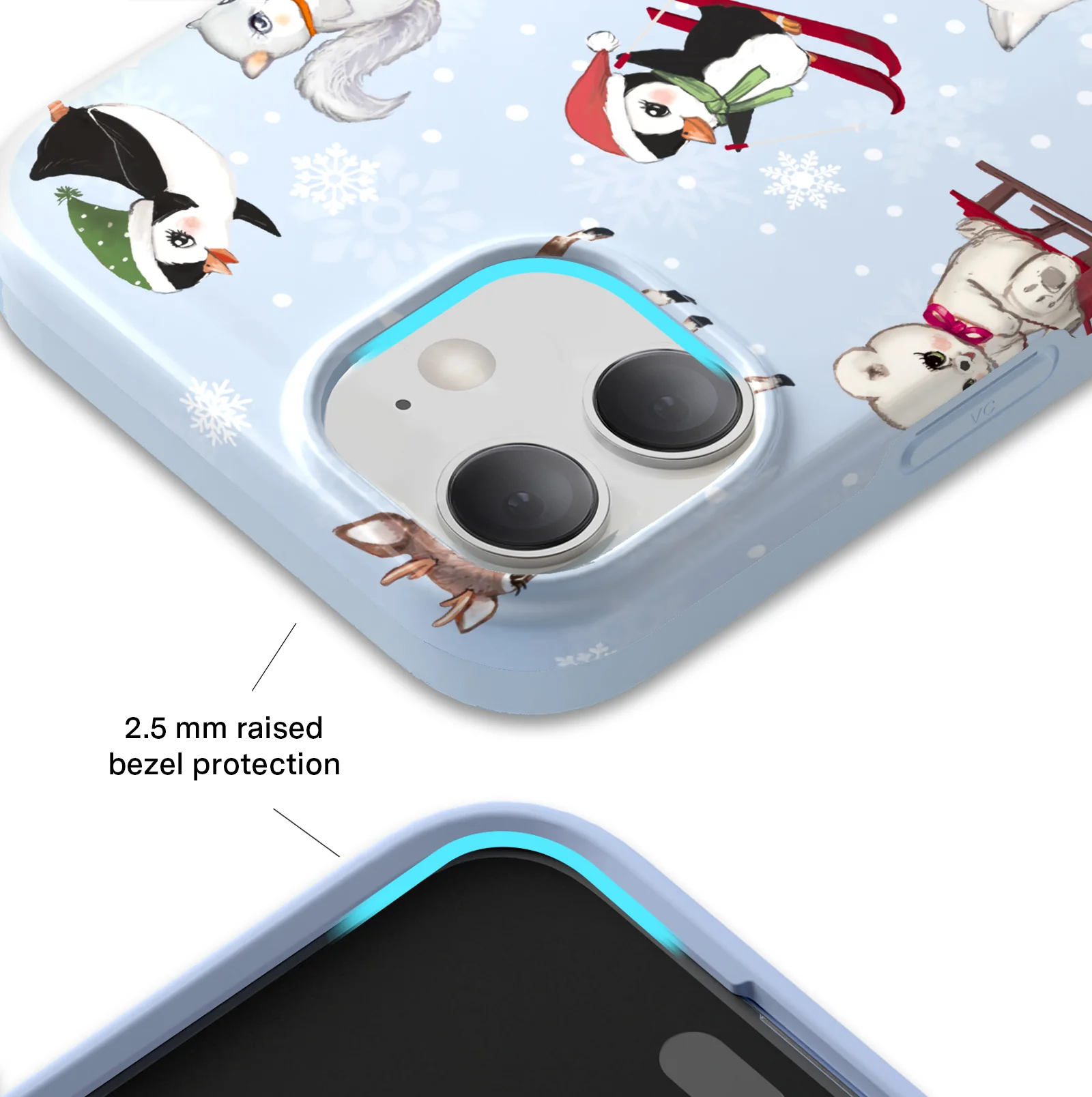 Winter Wonderland Baby Animals iPhone Case - Image 81
