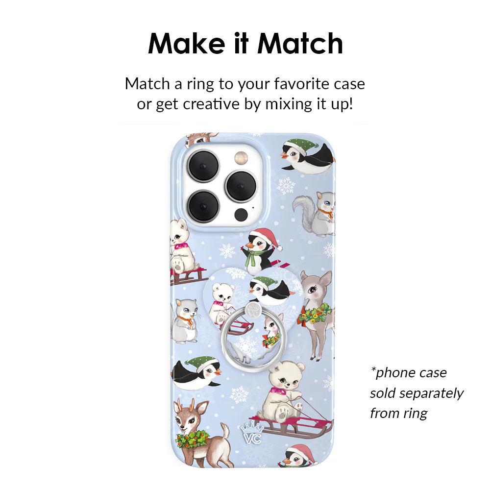 Winter Wonderland Baby Animals Phone Ring - Image 3