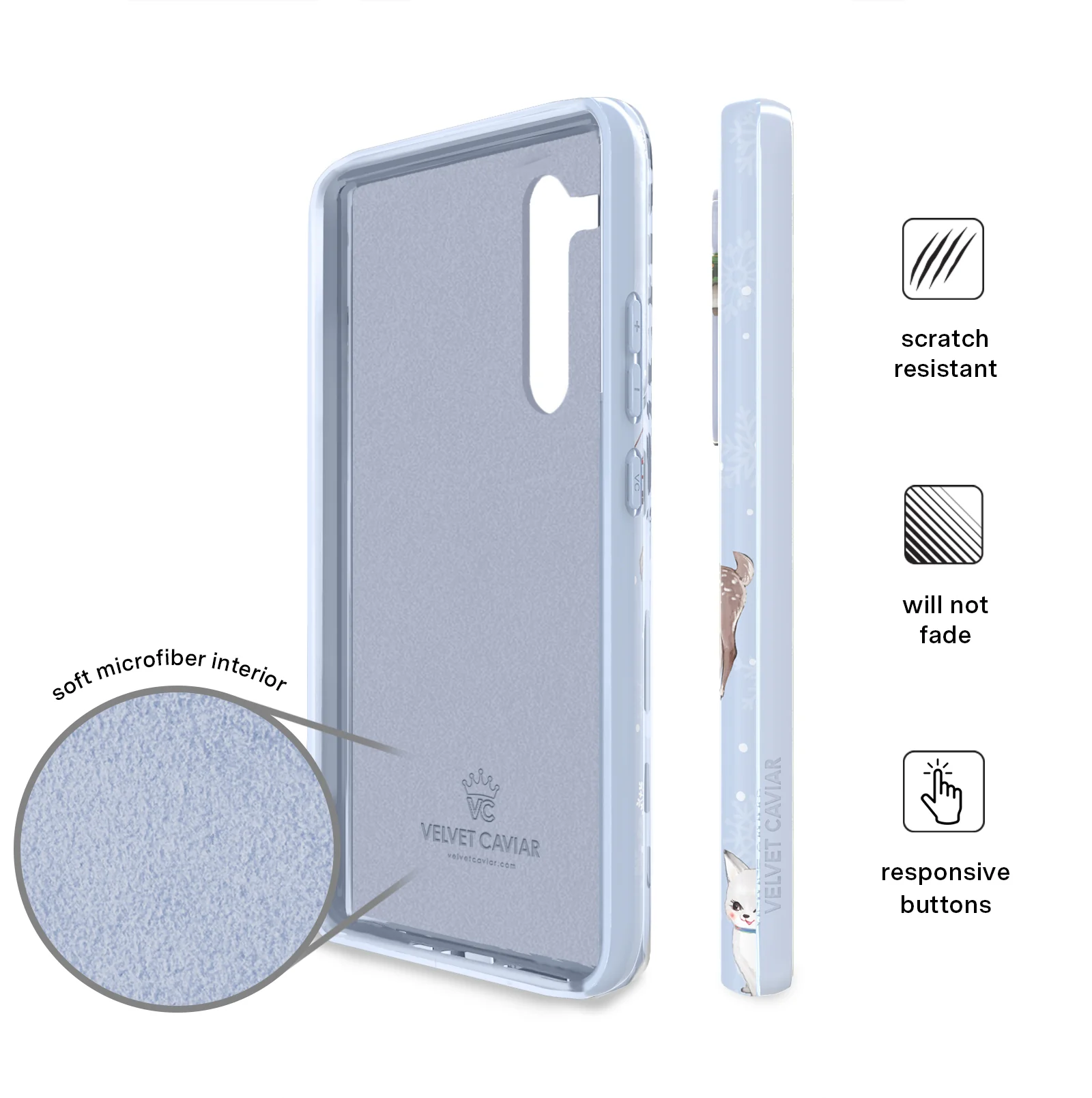 Winter Wonderland Baby Animals Samsung Case - Image 12