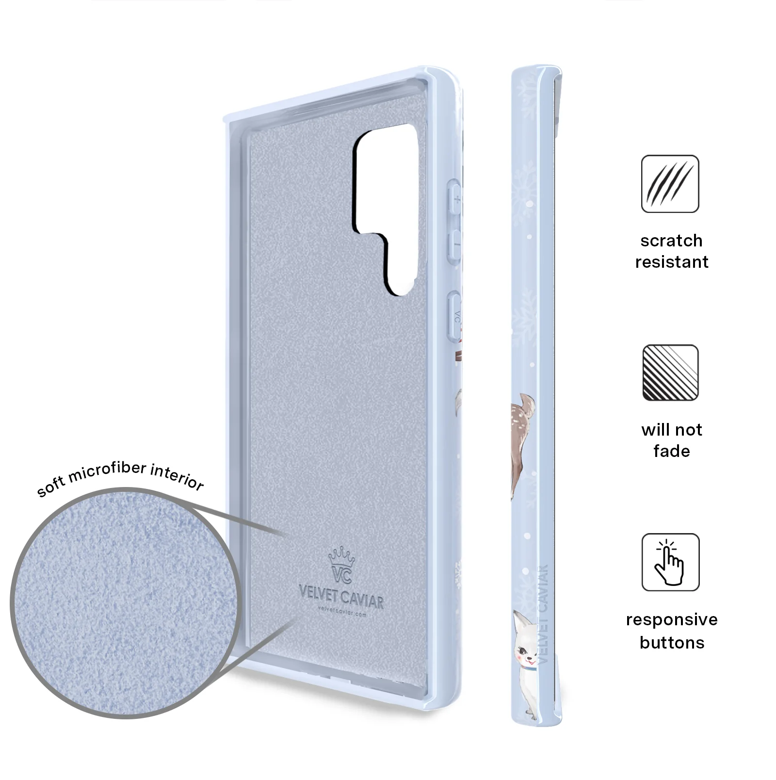 Winter Wonderland Baby Animals Samsung Case - Image 18