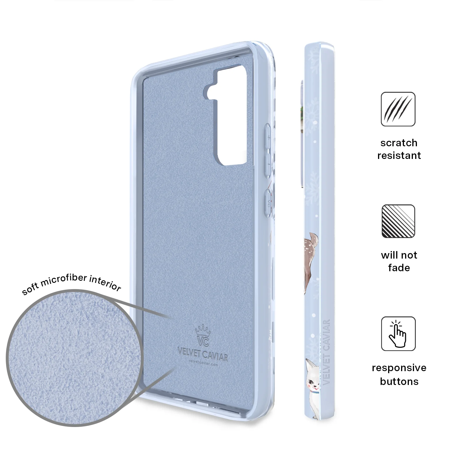 Winter Wonderland Baby Animals Samsung Case - Image 24