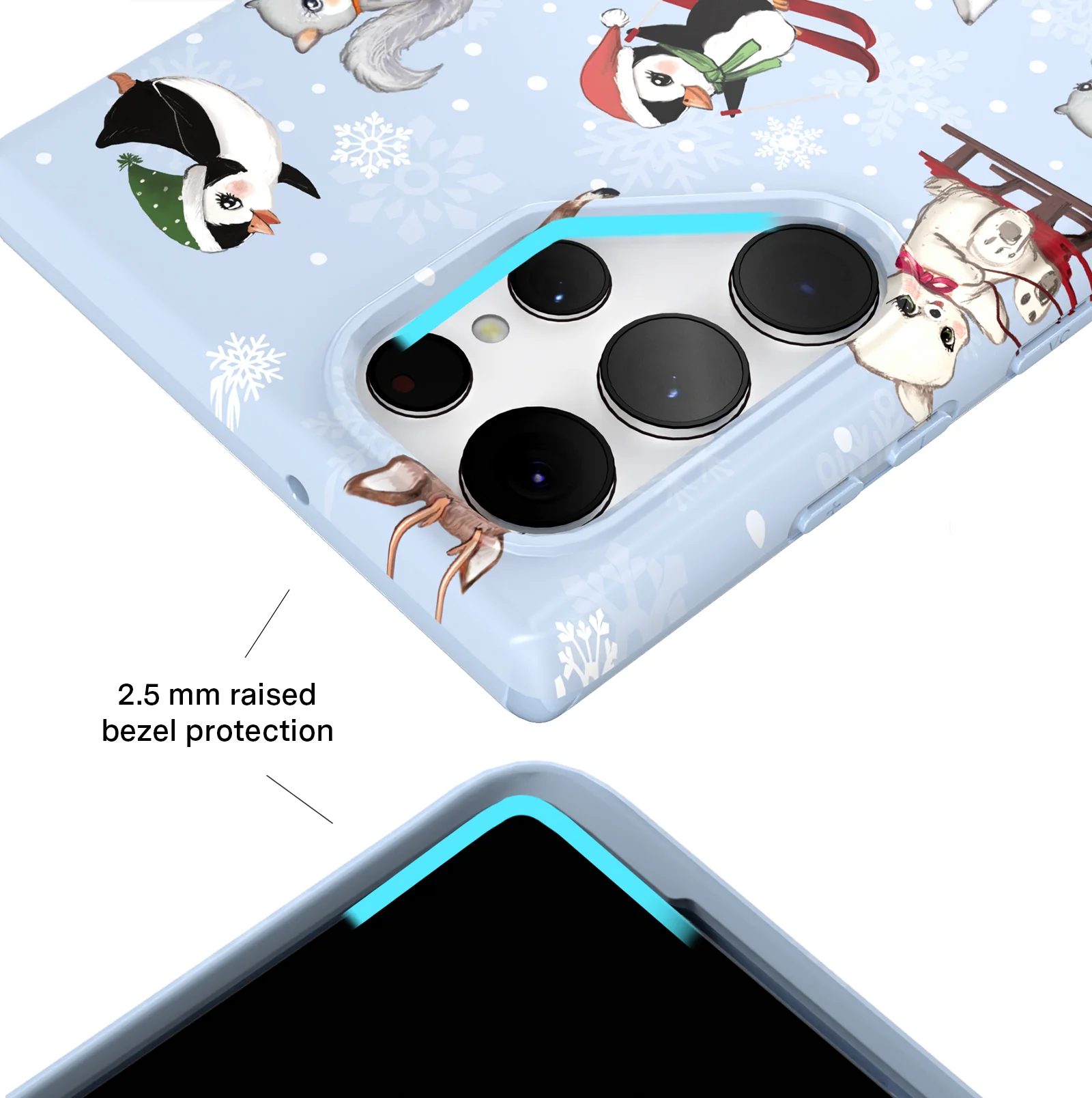 Winter Wonderland Baby Animals Samsung Case - Image 34
