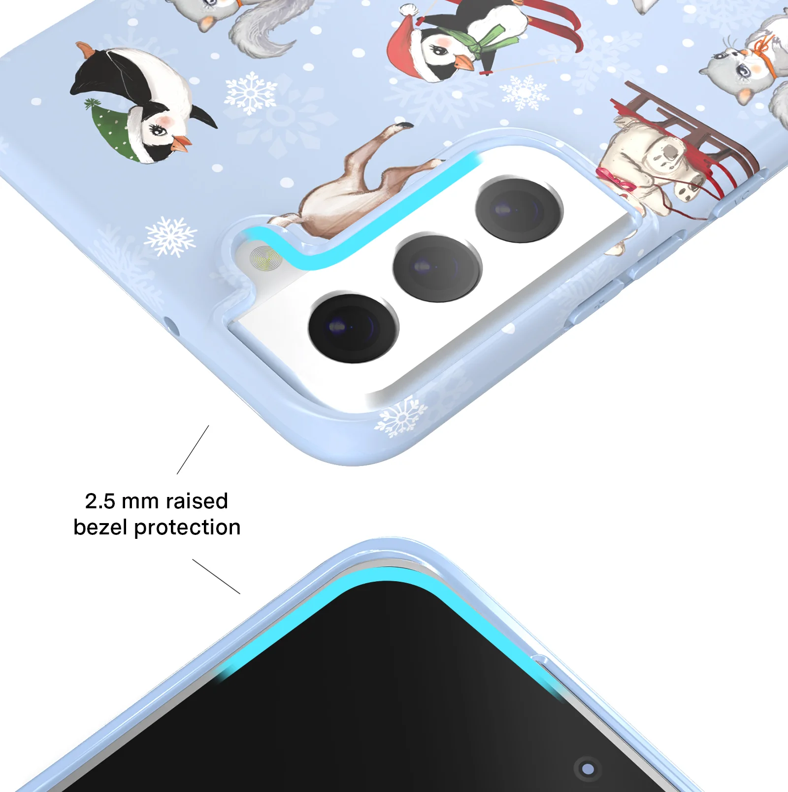 Winter Wonderland Baby Animals Samsung Case - Image 40